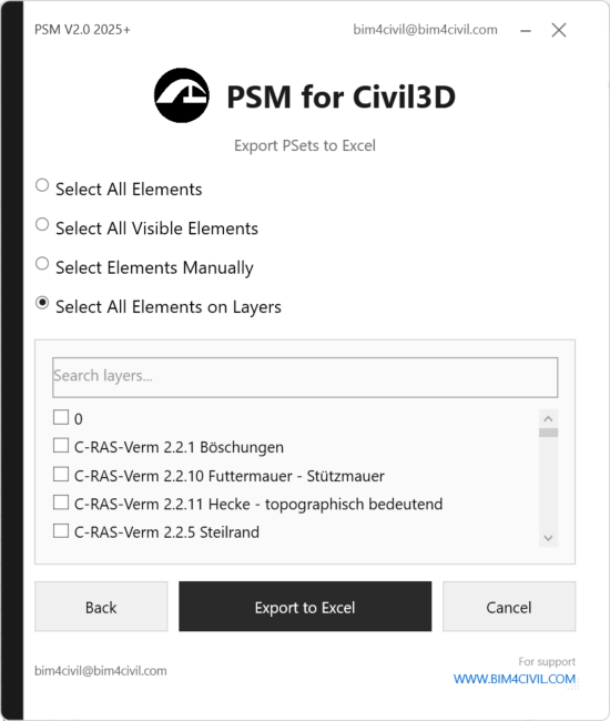 Export Psets Filter 2